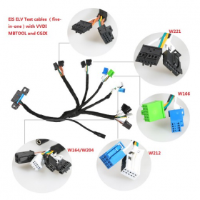 EIS ELV 5in1 Test cables for Mercedes Works Together with VVDI M