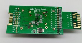 eMMC169 eMMC153 test Socket to SD BGA 169 and BGA 153 for nand f