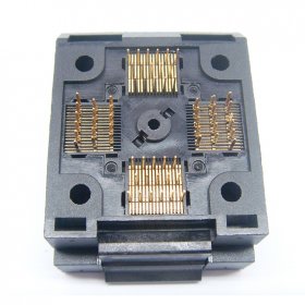QFP64 ic socket adapter QFP64 programming adapter 0.5mm pitch