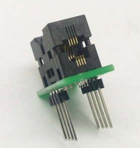 Simple MSOP10 to DIP10 IC test socket adapter SSOP10 0.5mm progr