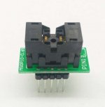 Simple MSOP10 to DIP10 IC test socket adapter SSOP10 0.5mm progr