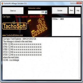 Tachosoft's Mileage calculator 23.1 Tachosoft V23.1 Software Tac