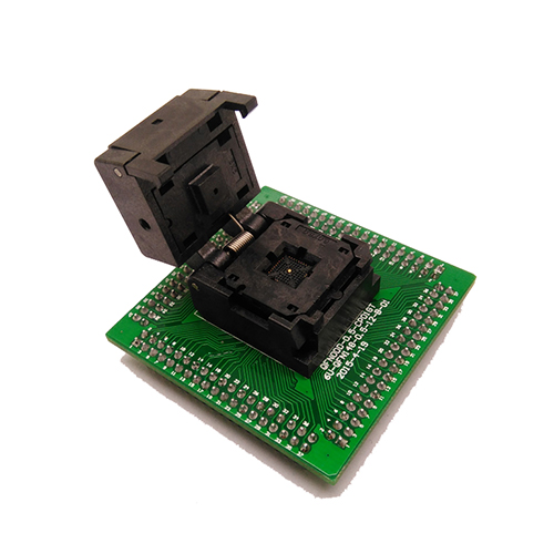 QFN48 Programming adapter QFN48 IC test socket 7*7 0.5mm - Click Image to Close