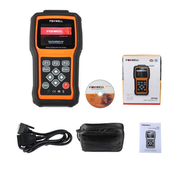 Foxwell NT402 Battery Configuration Tool - Click Image to Close