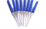 High quality Fold Pick Tool 12 pcs Color Blue Broken Key Remove