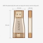 EAGET i50 Flash drive for iPhone, iPad, Apple Computers USB 3.0