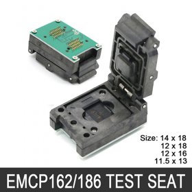 eMCP162 eMCP186 Test Socket Adapters FBGA162 FBGA186 EMCP Progra