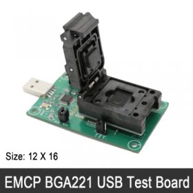eMMC/eMCP 3in1 test socket eMMC programmer adapter reader BGA169