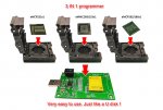 eMMC/eMCP 3in1 test socket eMMC programmer adapter reader BGA169