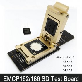 eMMC186 eMMC162 Test Socket Adapters FBGA186 FBGA162 SD eMMC IC