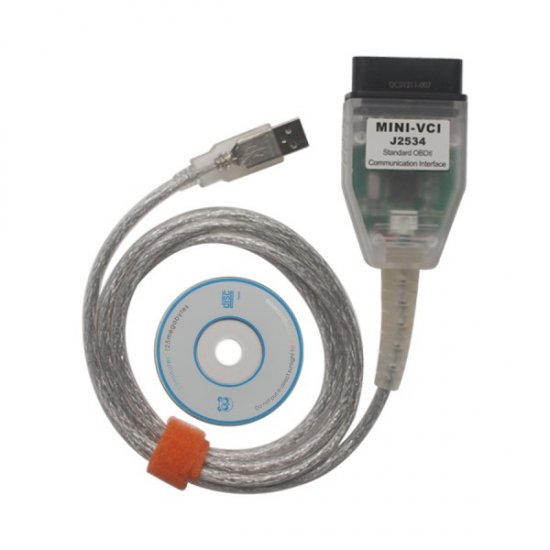 MINI VCI for TOYOTA Single MINI-VCI Cable Support Toyota TIS