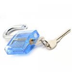 Transparent Visible Pick Cutaway Practice Padlock Lock Broken Ke