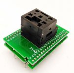 QFN40 IC test socket adapter 5*5 0.4mm QFN40 programming adapter