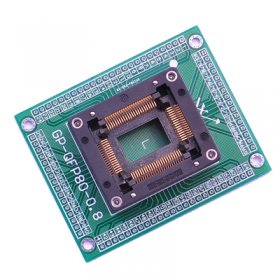 QFP80 PQFP80 QFP80 IC socket 0.8mm QFP80 programming adapter