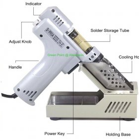 Brand S-995A Solder Sucker Electric desoldering pump 110W desold