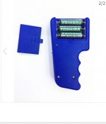 Hand held wireless IR Remote frequency counter 250-450Mhz