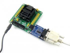 STM32 Programming Adapter for STM32L STM32F QFP64 Test Socket