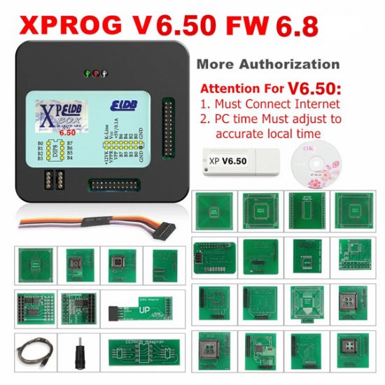 Xprog V6.50 XPROG-M ECU Programmer With USB Dongle