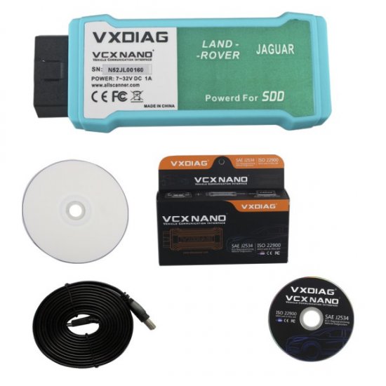 VXDIAG VCX NANO V143 for Land Rover/Jaguar WIFI Version