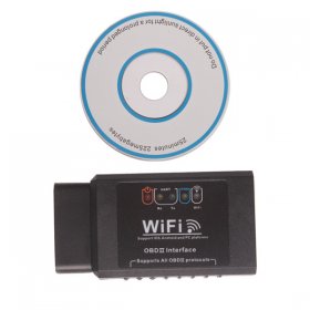 ELM327 WIFI OBD2 EOBD Scan Tool black v2.1 elm327 OBDII interfac