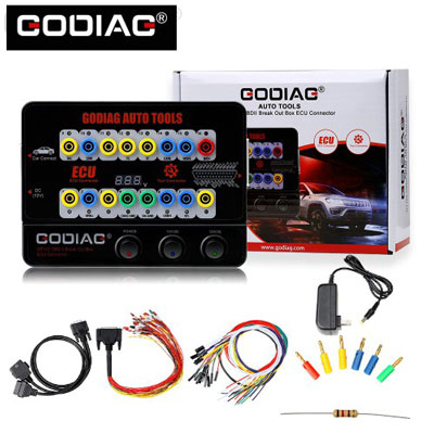 GODIAG GT100 OBD II Break Out Box ECU Connector 16PIN Protocol D