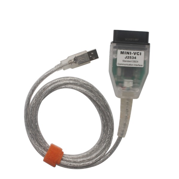 MINI VCI J2534 Cable for toyota TIS Techstream Mini VCI diagnost - Click Image to Close
