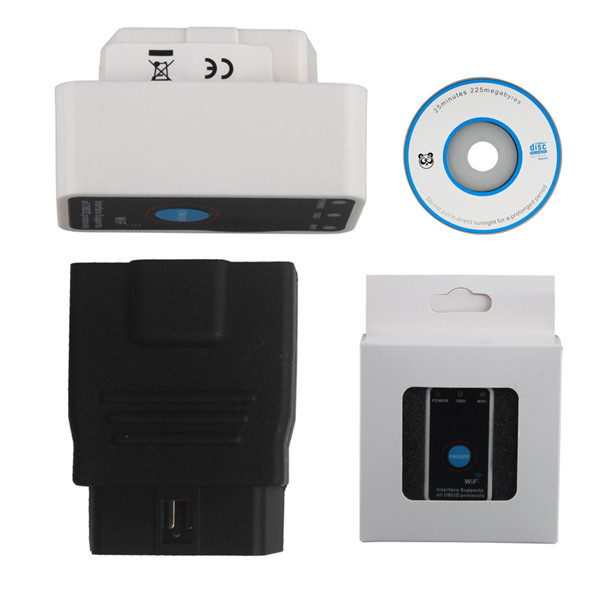 V2.1 Super Mini ELM327 WiFi With Switch Work With iPhone OBD-II - Click Image to Close