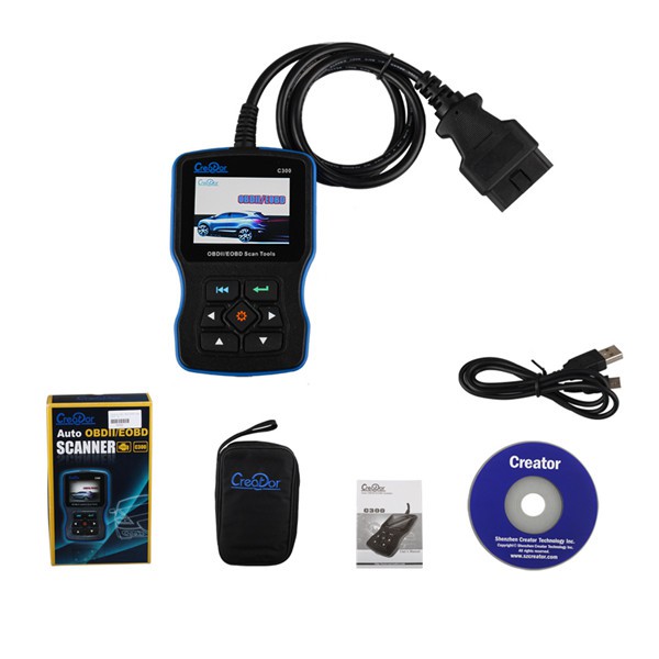 Creator C300 OBDII EOBD Scan Tool C300 Hand-held Scanner Free Up - Click Image to Close