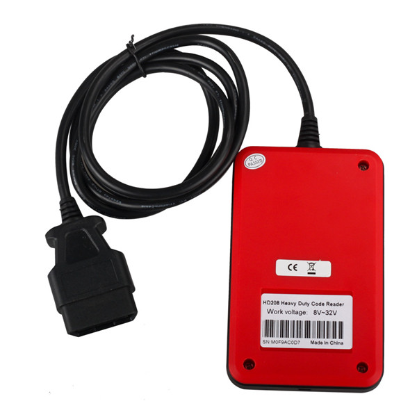 HD208 Heavy Duty Truck Scanner HD208 Truck Code Reader - Click Image to Close