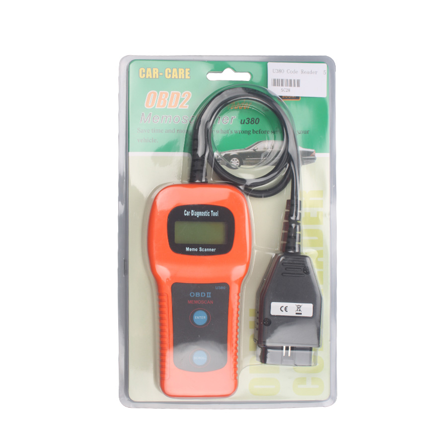U380 OBDII Engine Light & Trouble Code Reader [CBD029] 15.79